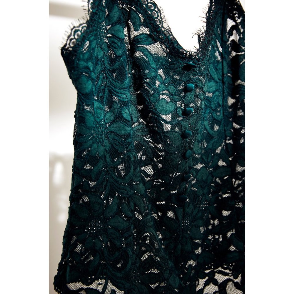 NWT Free People Bedroom Date Bodysuit /Pine Needle - Picture 3 of 6